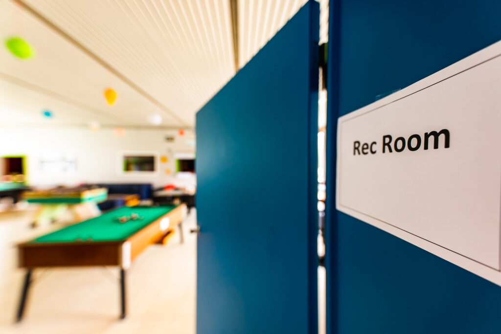 Sfeerbeeld van de recratieruimte in Torhout