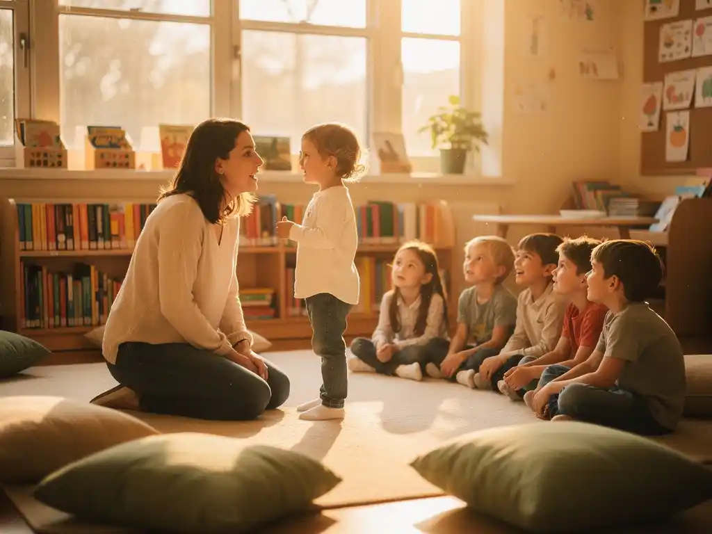 Wat is het effect van een veilige sfeer op het taalleren van kinderen?